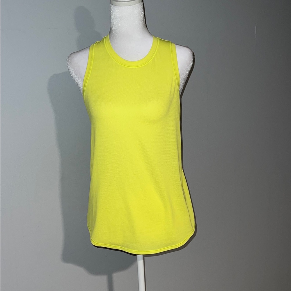 Lululemon Women's Neon Yellow Sleeveless Tank Top